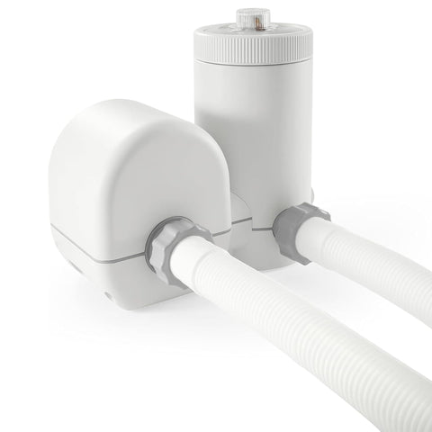 Conexiones de manguera Intex mostrando ajuste seguro y sin fugas