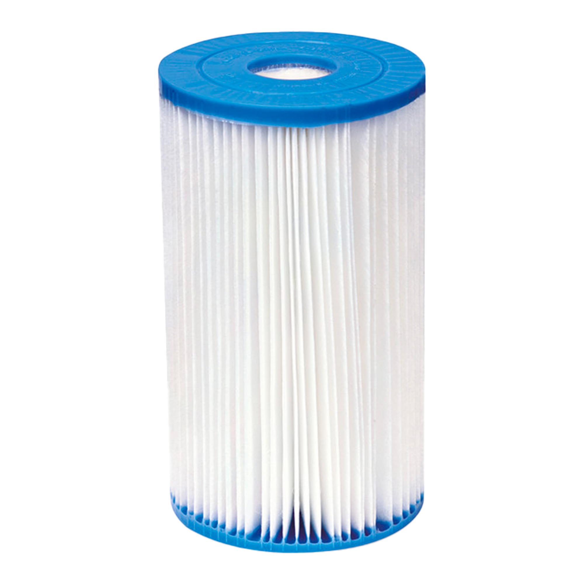 Intex detalle de pliegues Dacron que aumenta superficie filtrante