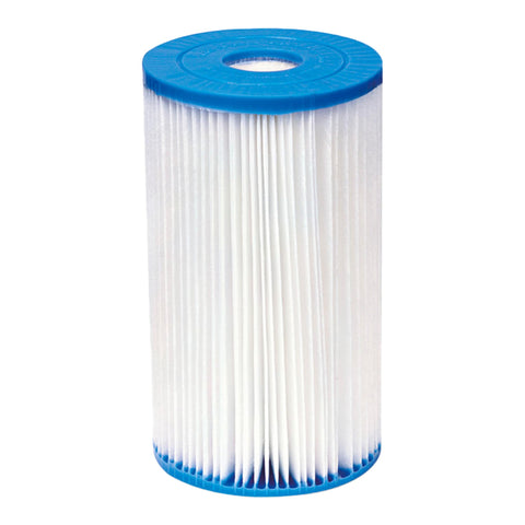 Intex detalle de pliegues Dacron que aumenta superficie filtrante