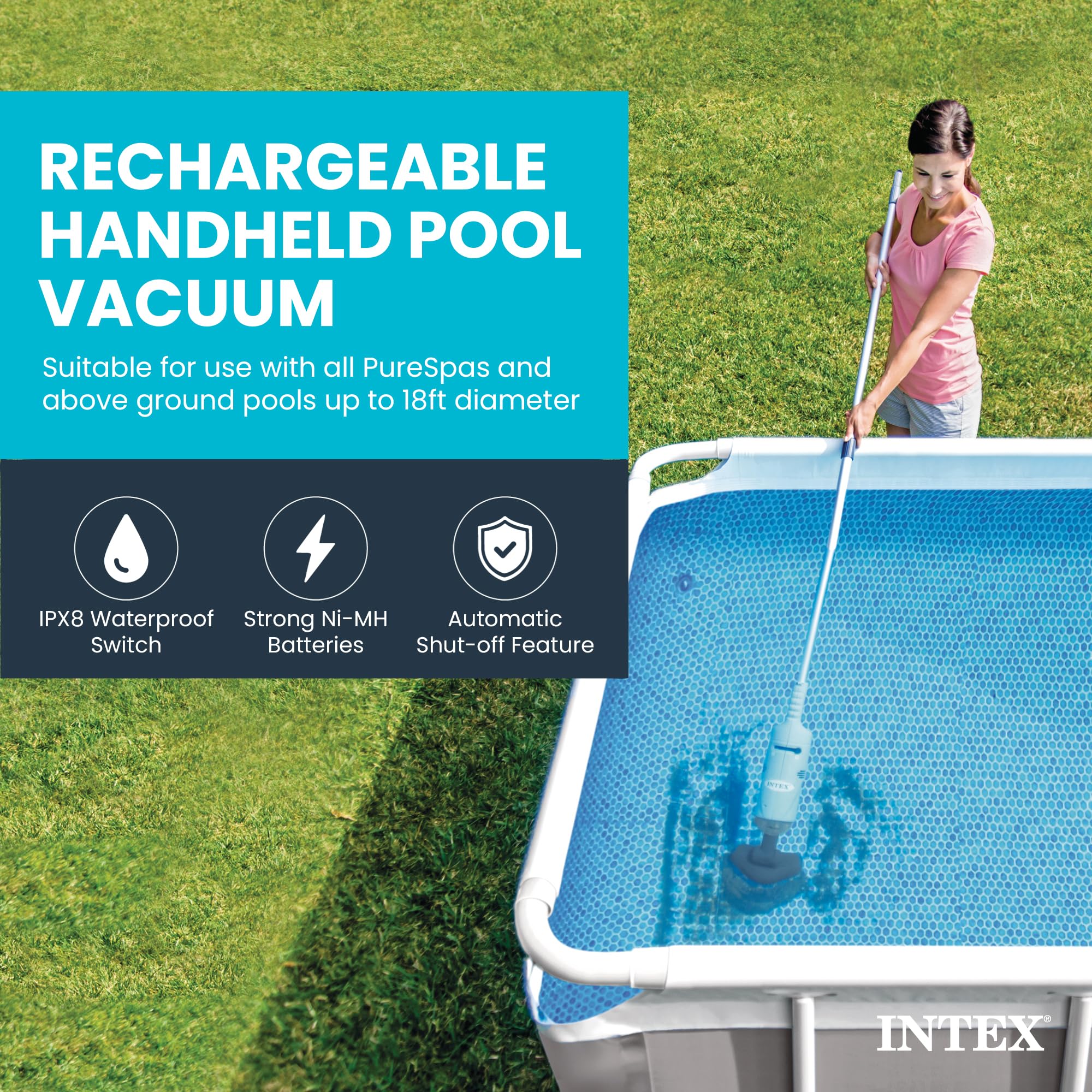 Intex boquilla y cepillo detalle que mejora la captura de residuos