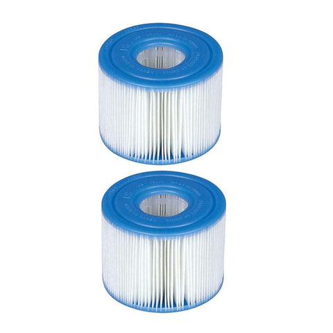 Intex filtro comparación con mano para ver tamaño real y encaje seguro