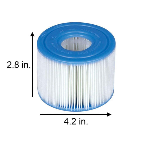Intex filtro detalle del papel Dacron resistente para filtración eficiente