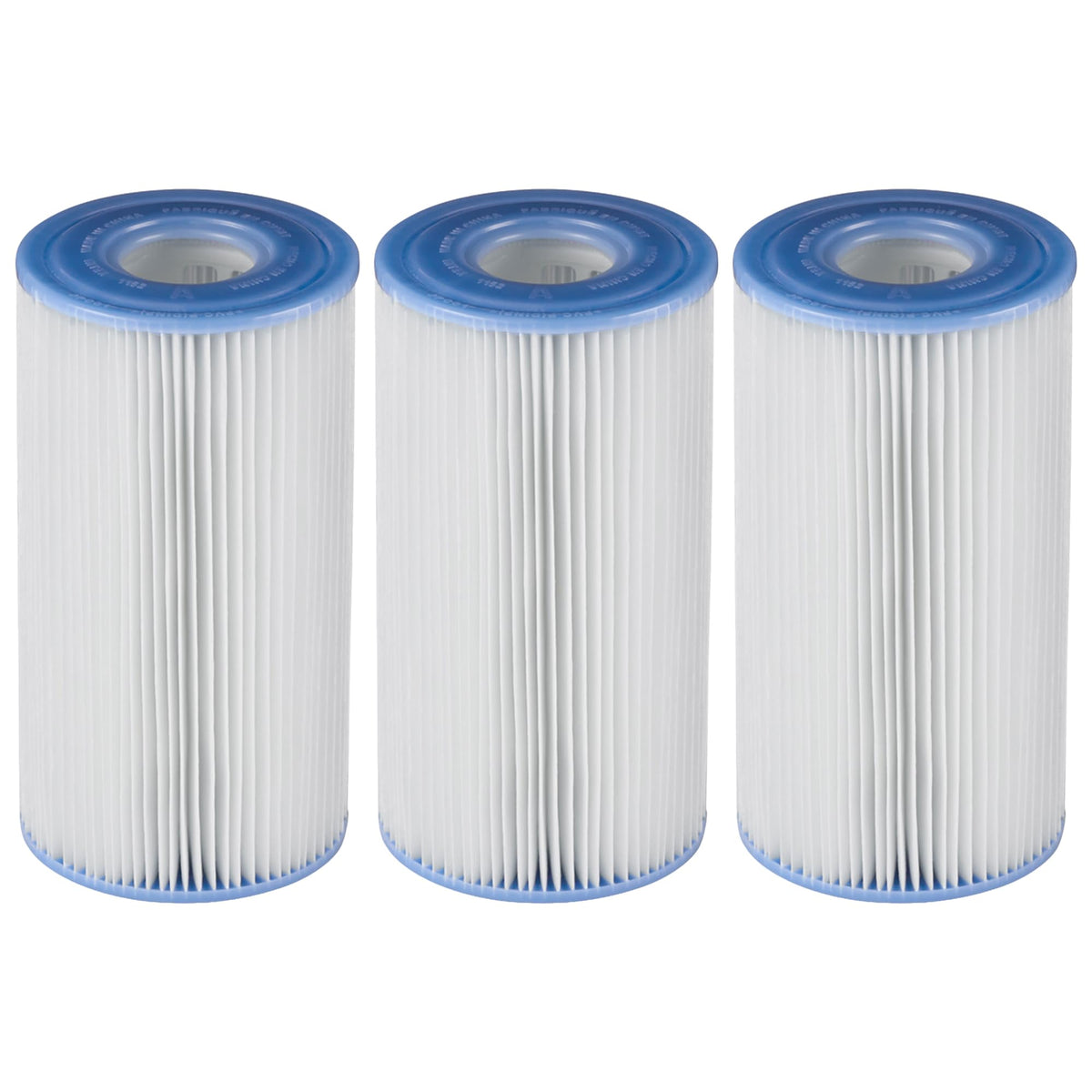 Intex paquete frontal mostrando los tres cartuchos y la compatibilidad