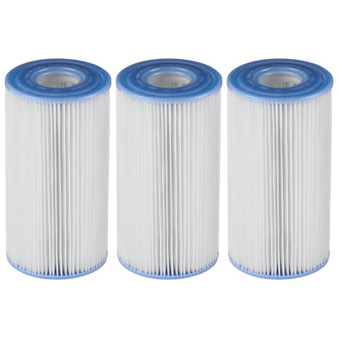 Intex paquete frontal mostrando los tres cartuchos y la compatibilidad
