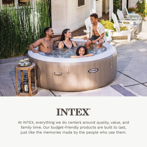 Intex portavasos desmontado listo para guardado compacto