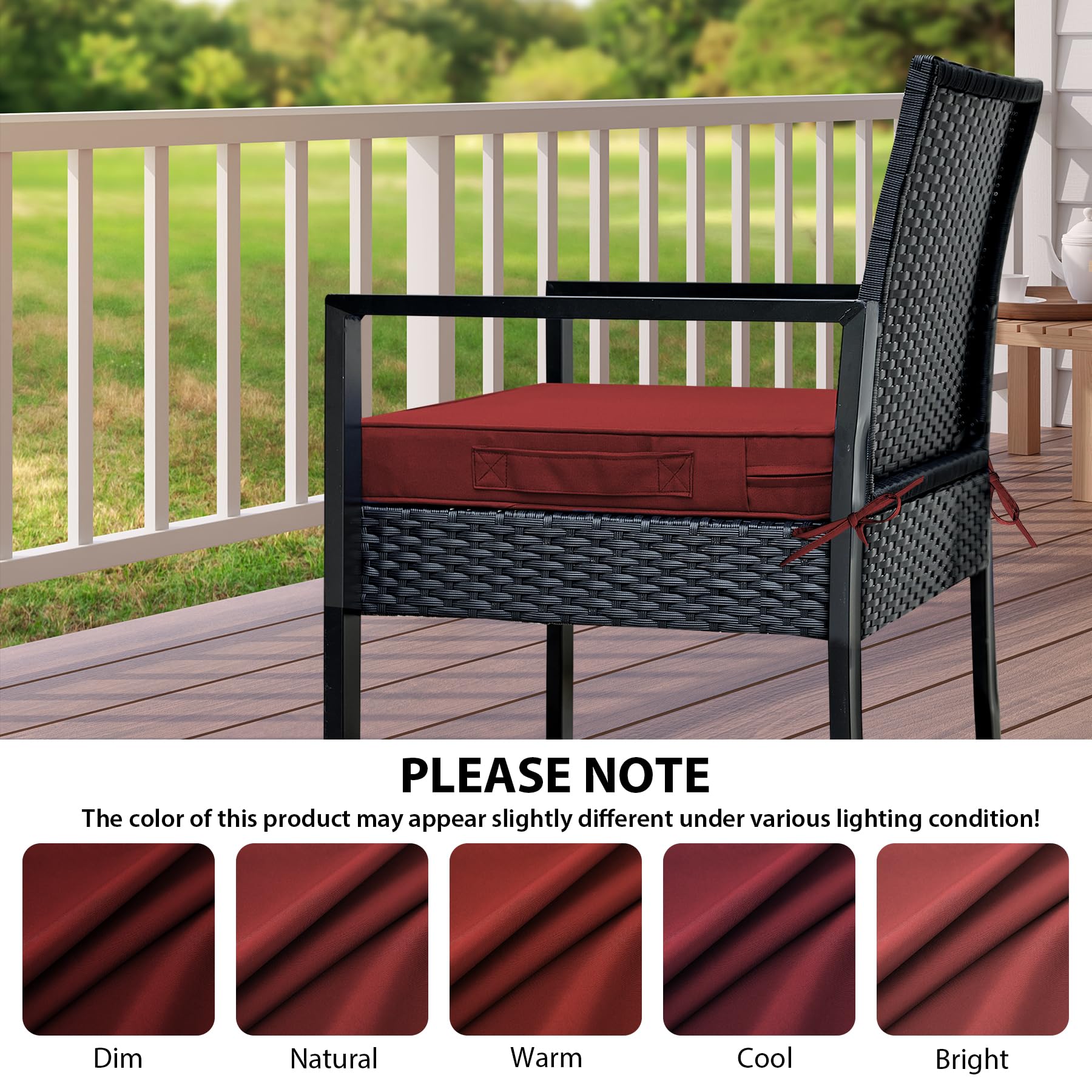 IPYNBAP cojines en ambiente de terraza realzando estética del exterior