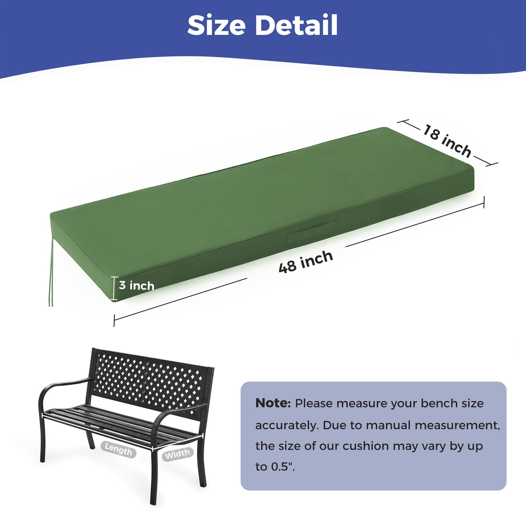 IPYNBAP corte de espuma de alta densidad que ofrece soporte duradero