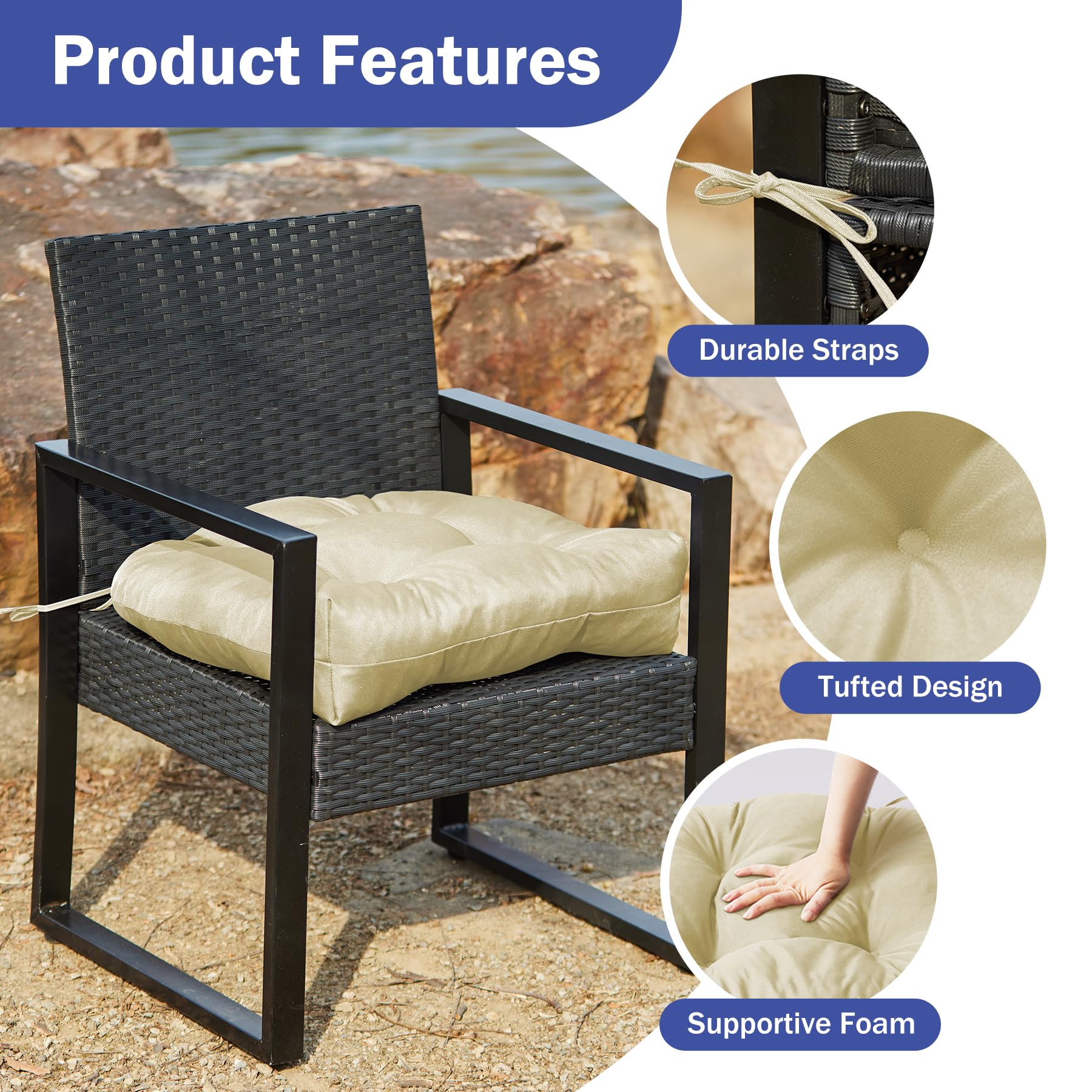 IPYNBAP perfil de 5 pulgadas de grosor, soporte ergonómico visible