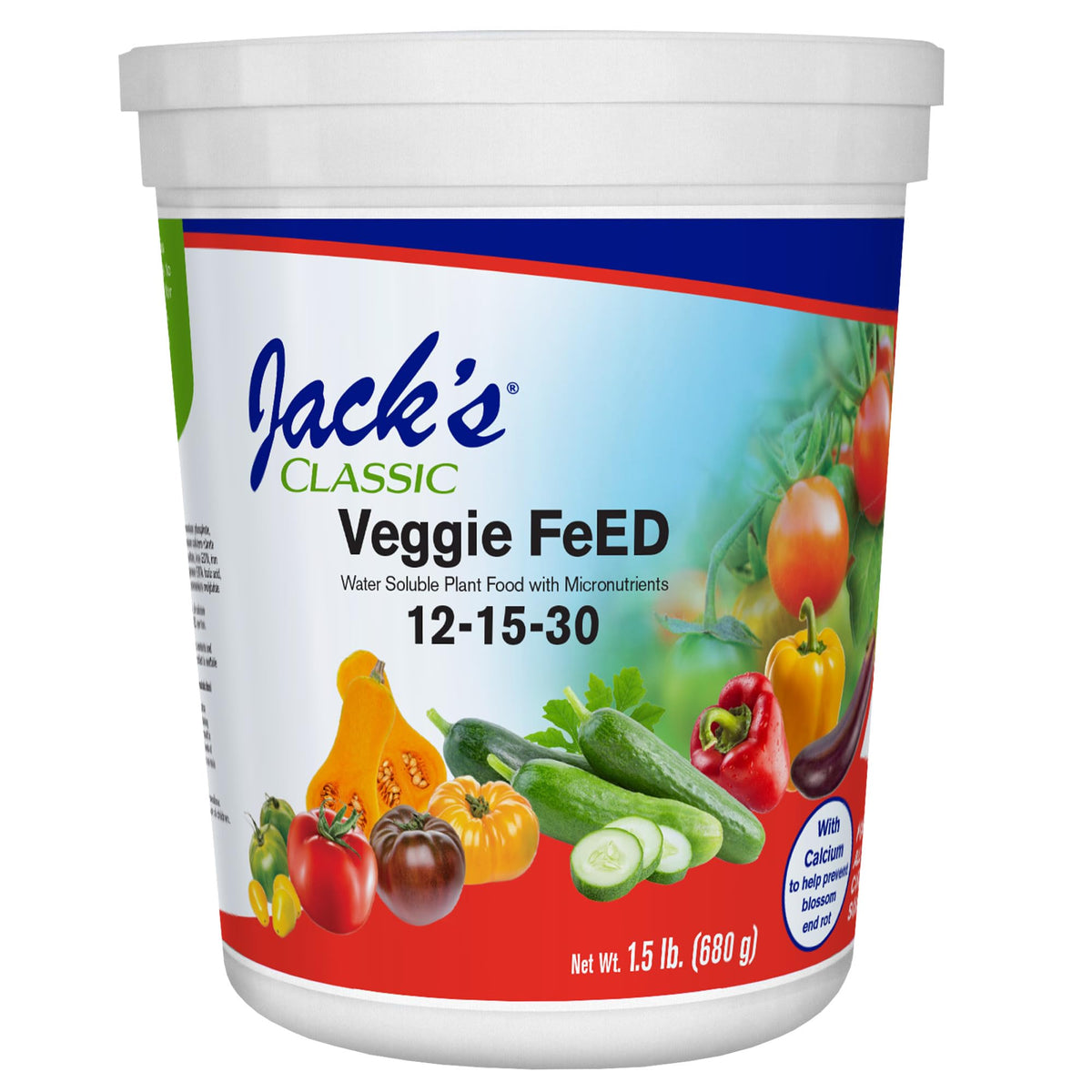 Jack's Classic vista frontal del paquete que muestra etiqueta y beneficios