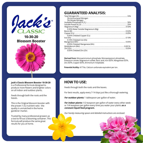 Jack's Classic detalle del polvo soluble que facilita preparar soluciones concentradas