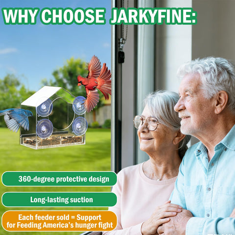 Jarkyfine bandeja profunda llena de semillas reduce recargas frecuentes