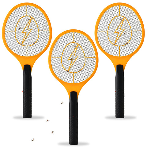 Jazb raqueta frontal pack de tres, control rápido de insectos