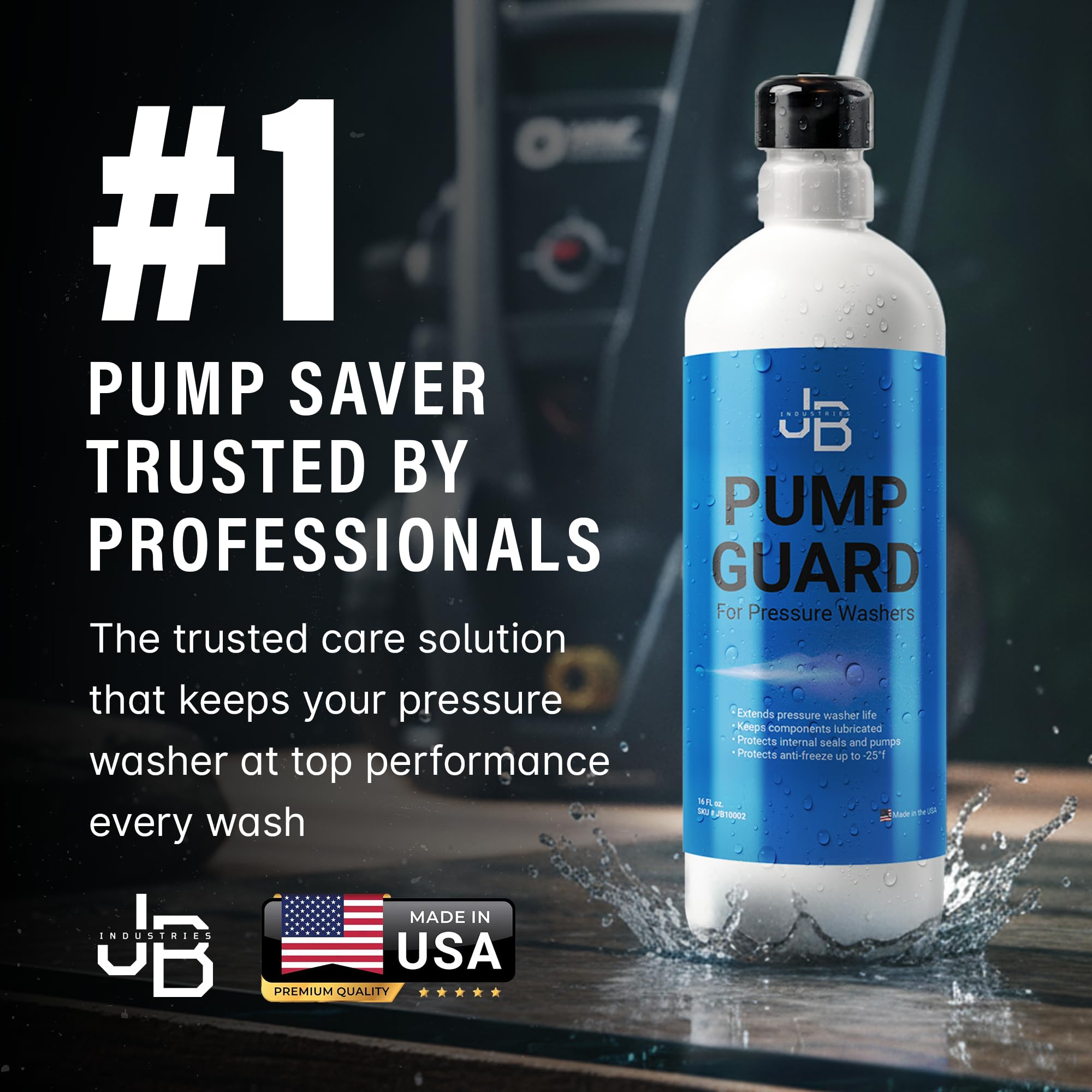 JB Industries líquido en primer plano mostrando textura lubricante y anticorrosión