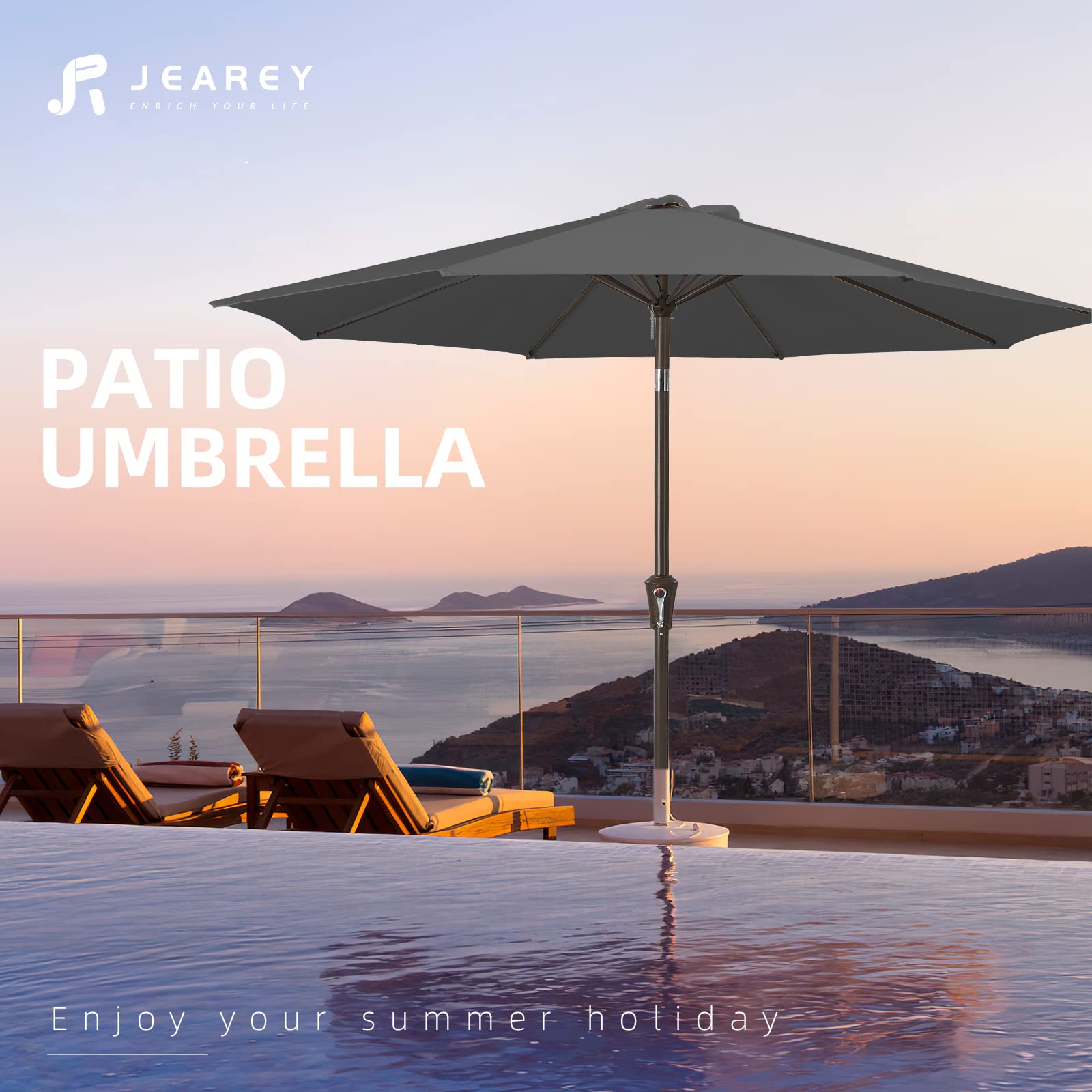 JEAREY ambiente de terraza que muestra protección y confort exterior