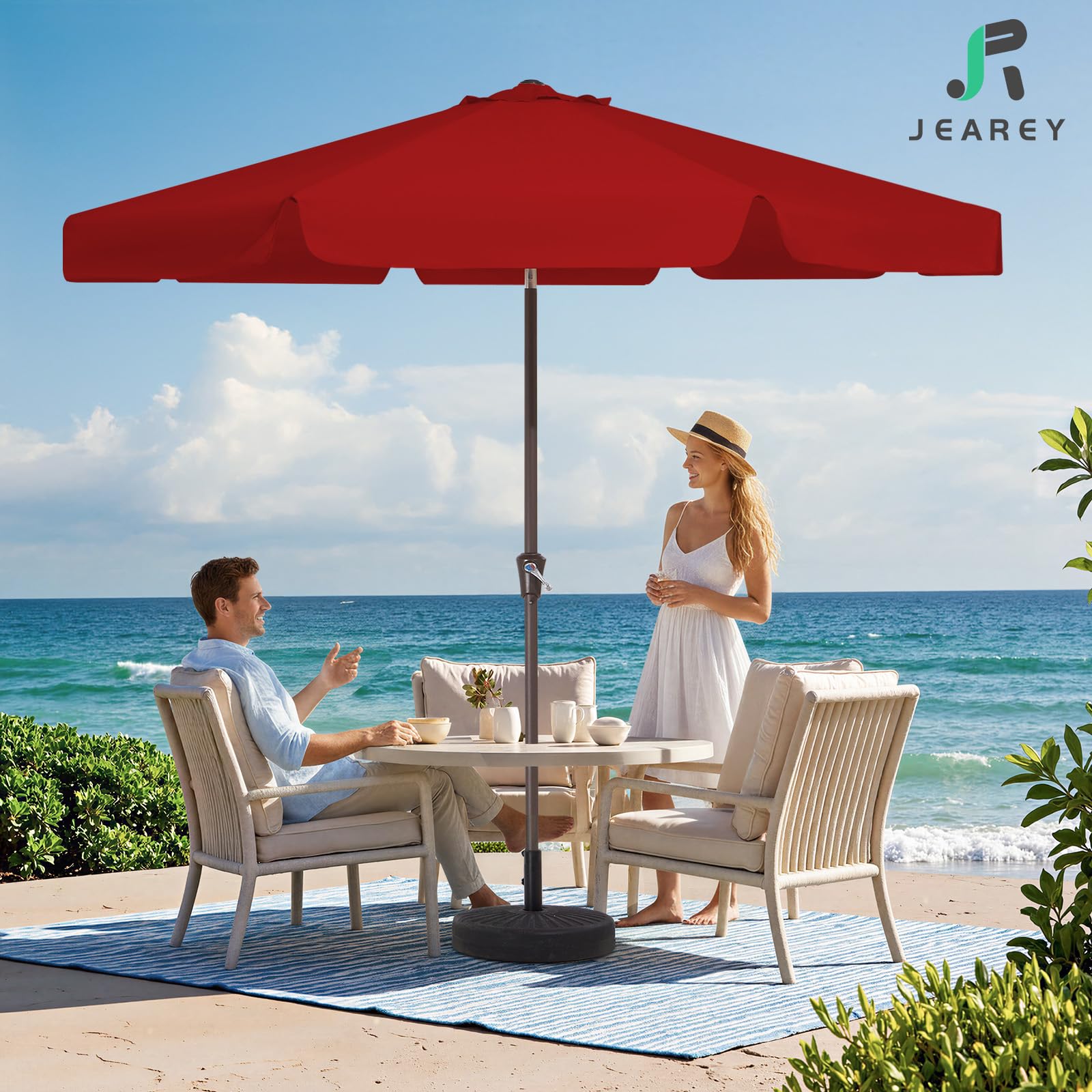 JEAREY primer plano de la tela impermeable y anti-UV, protección duradera