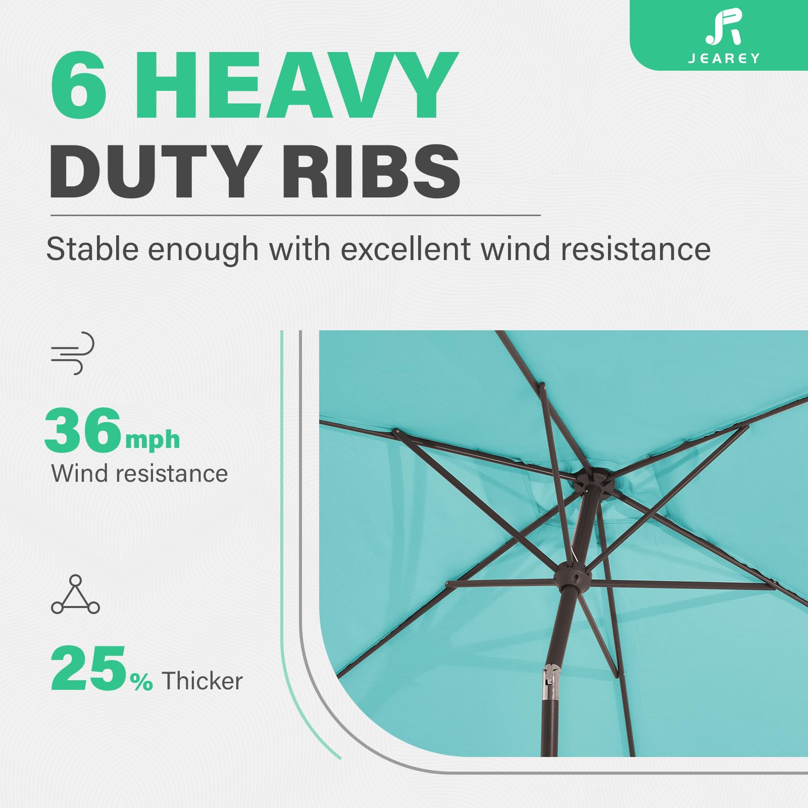 JEAREY etiqueta de material poliéster y tratamiento impermeable y UV