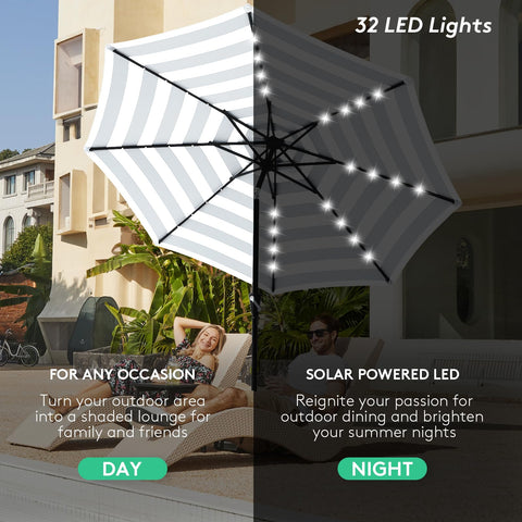 JEAREY luces LED encendidas creando ambiente nocturno agradable