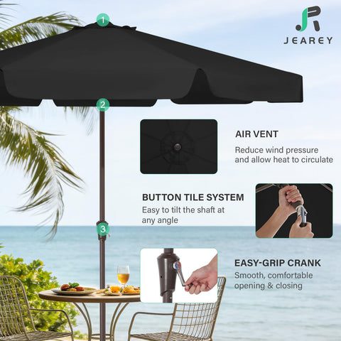 JEAREY textura de tela poliéster con acabado impermeable y UV