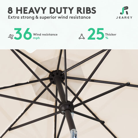 JEAREY doble ventilación en la copa que reduce la presión del viento