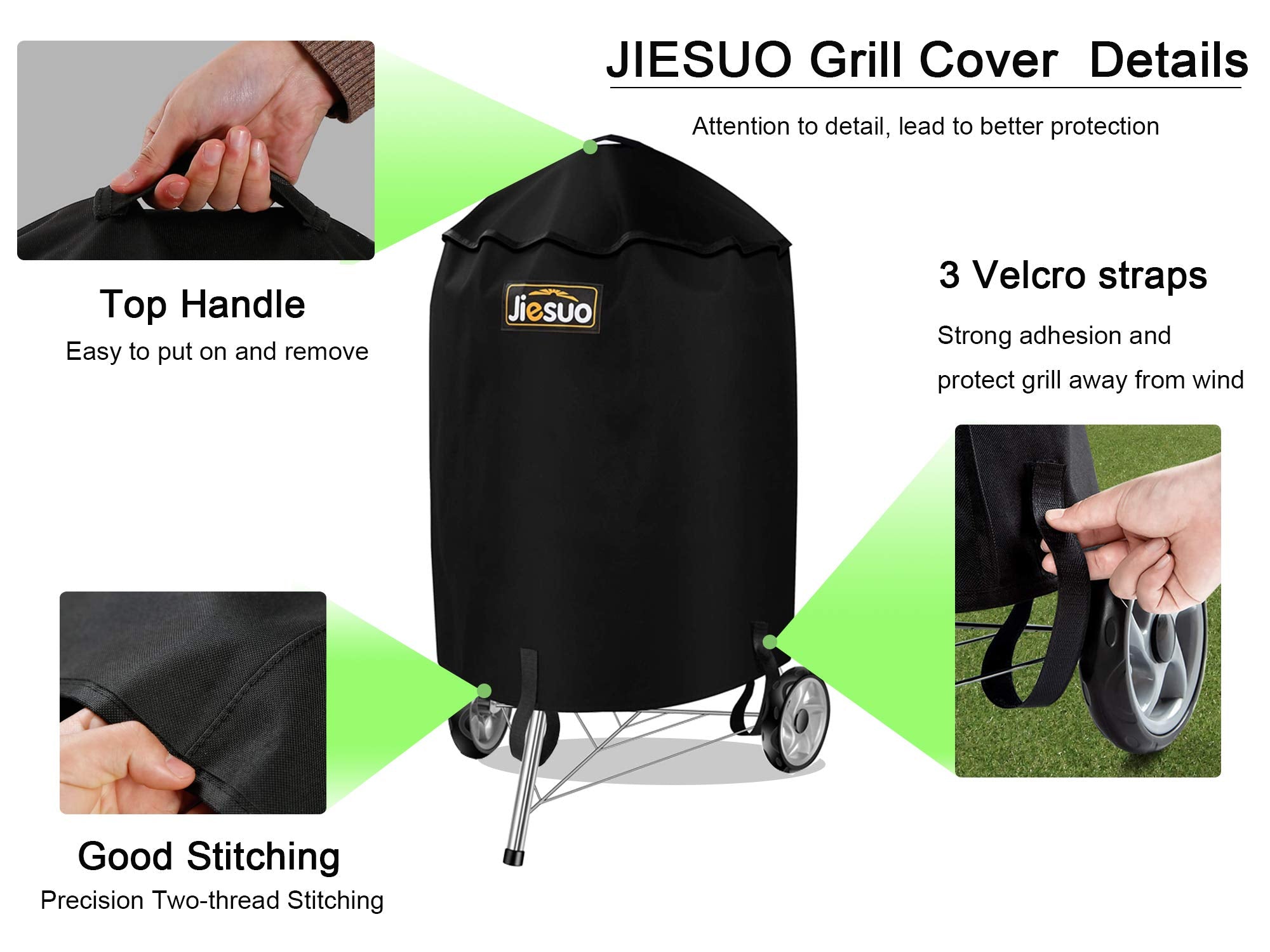 JIESUO tejido 600D con revestimiento PVC que impermeabiliza