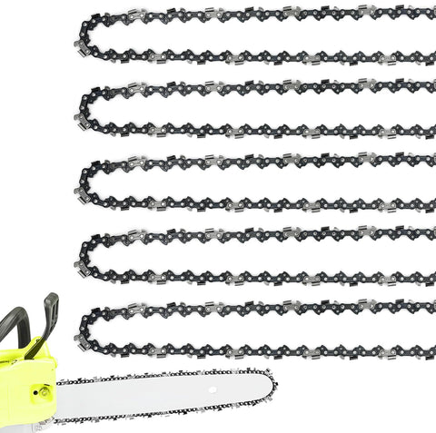 JINFFR paquete frontal cinco cadenas 16" compatibilidad clara