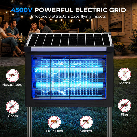 Jinyeda panel solar ajustable captando luz para mayor autonomía