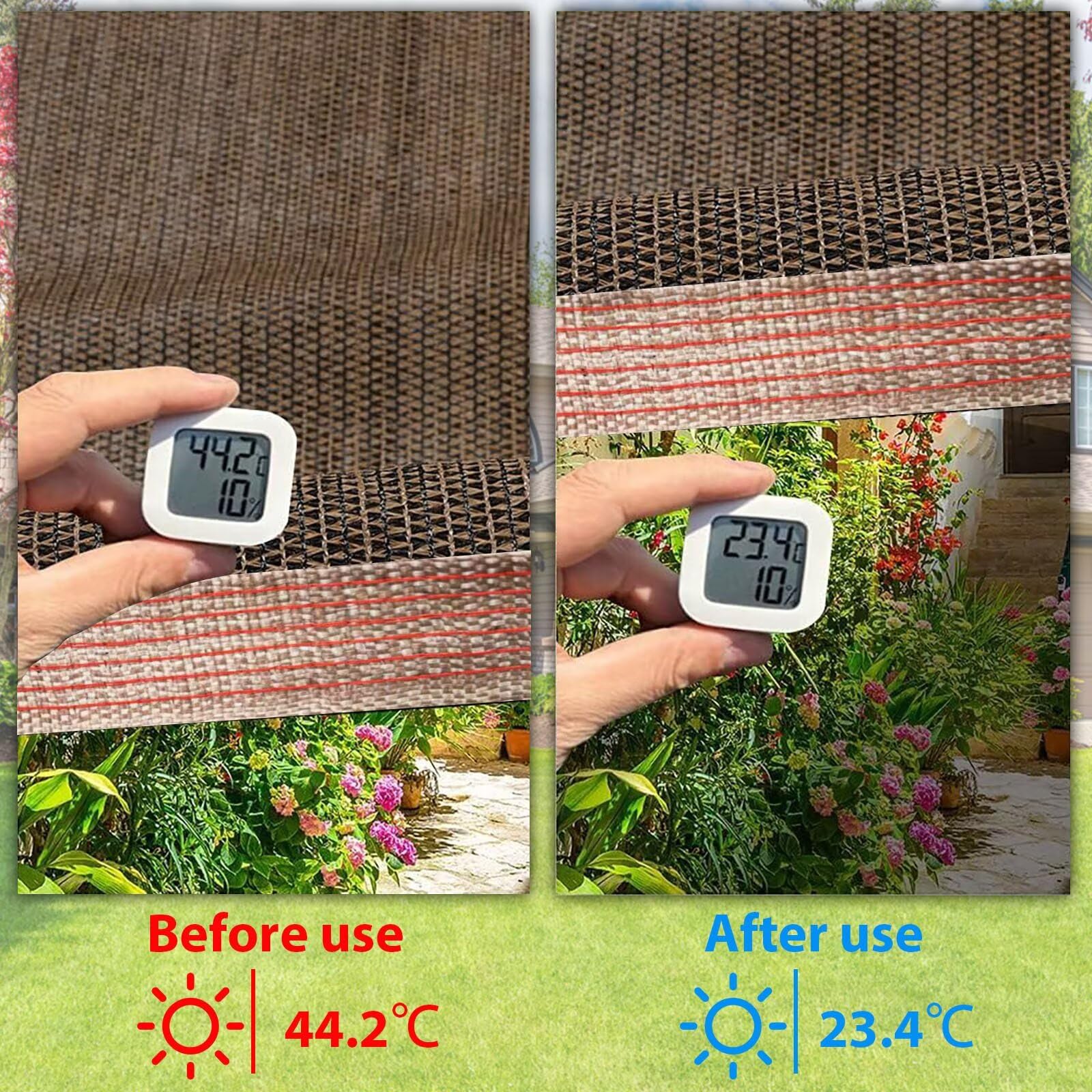 JKNVDVLC lona instalada en pérgola aportando sombra fresca al patio