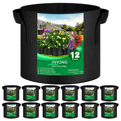 JNYONG paquete frontal mostrando las 12 bolsas con espacio ahorrado