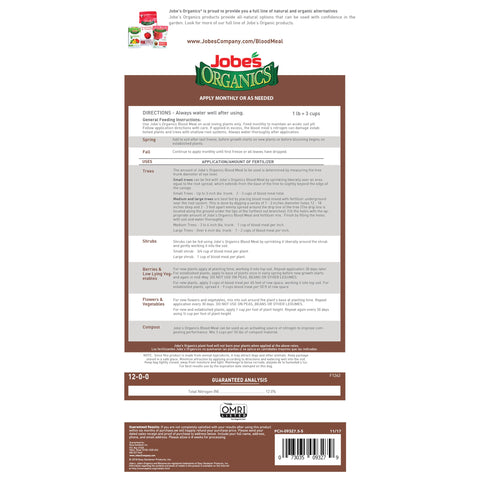 Jobe's Organics detalle de granulados finos que facilitan dosificación y mezcla