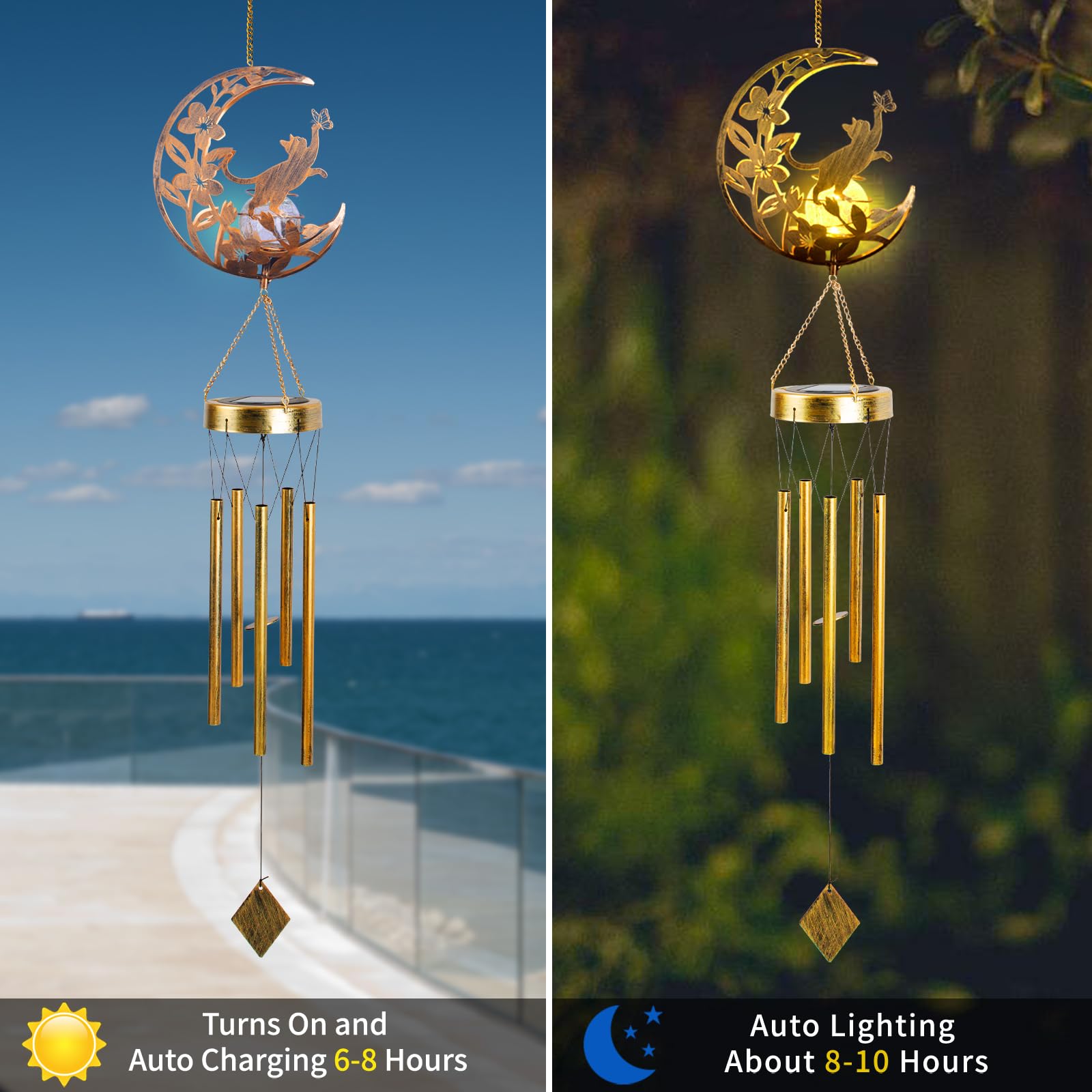 JOBOSI iluminación nocturna del halo que realza espacios exteriores