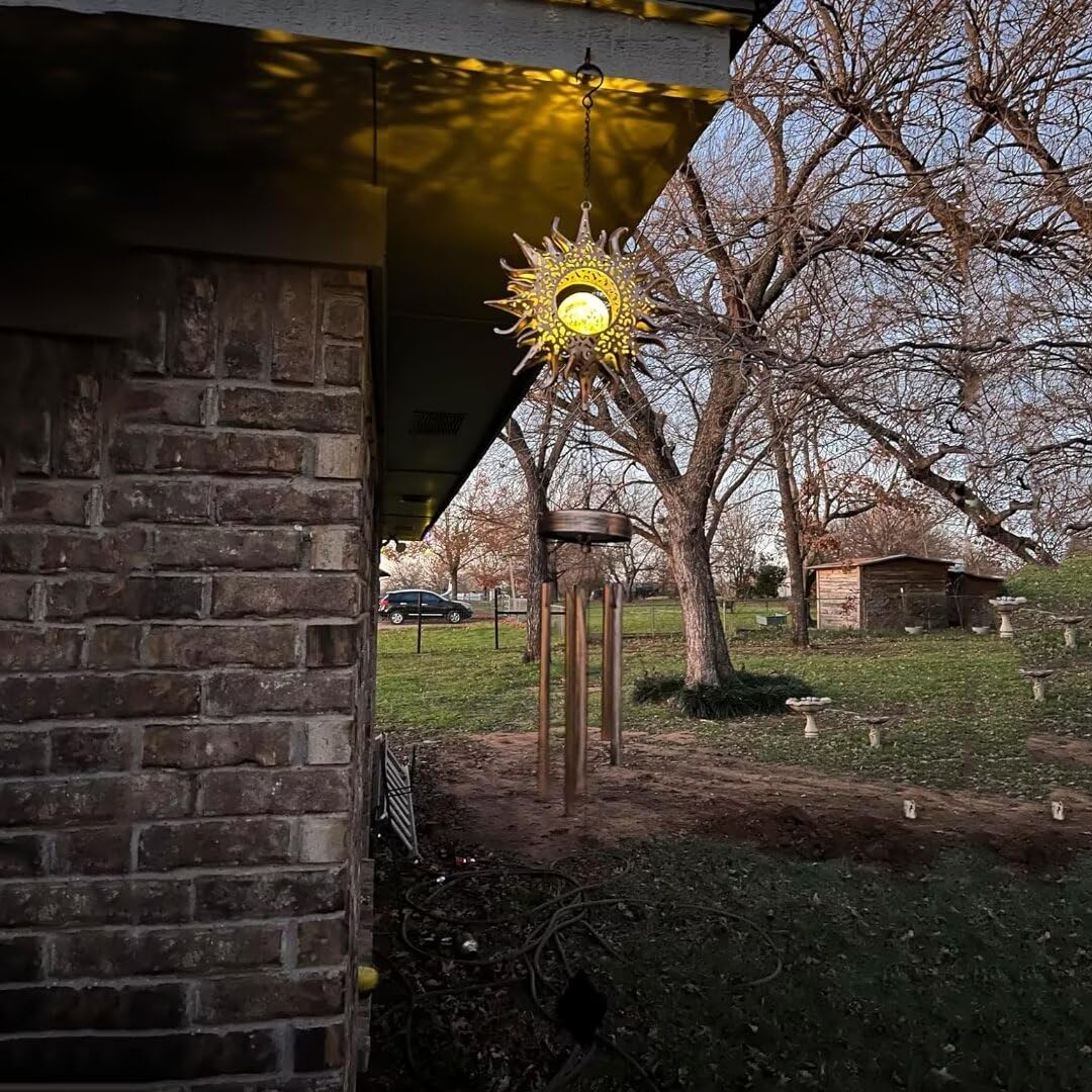 JOBOSI efecto nocturno con LED cálida y patrones de luz