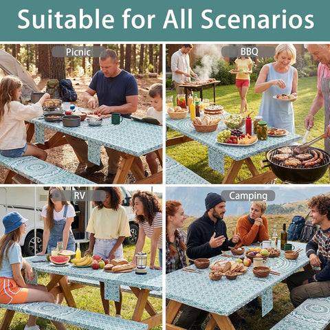 Jobunai set completo sobre mesa en jardín mostrando estilo y portabilidad