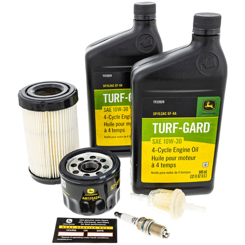 John Deere filtro de aceite AM125424 detalle para protección del motor