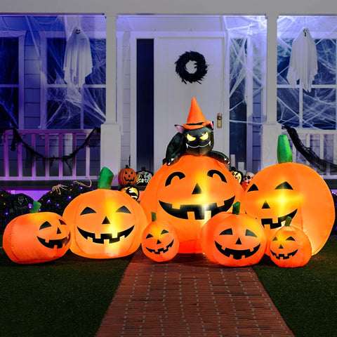 Joiedomi inflable en fiesta Trick-or-Treat, crea ambiente festivo exterior
