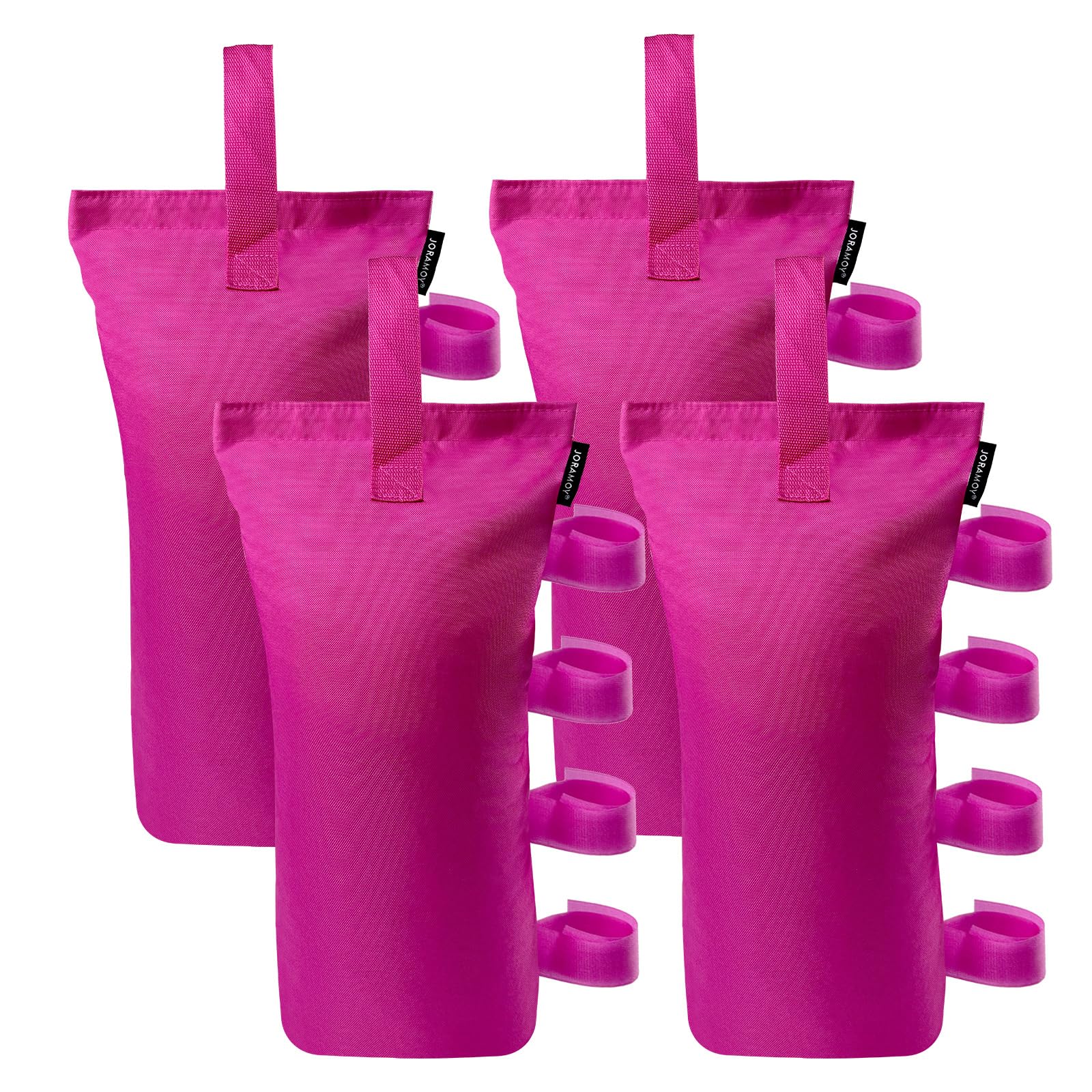 Joramoy frontal paquete de 4 bolsas rosas, estabilidad inmediata