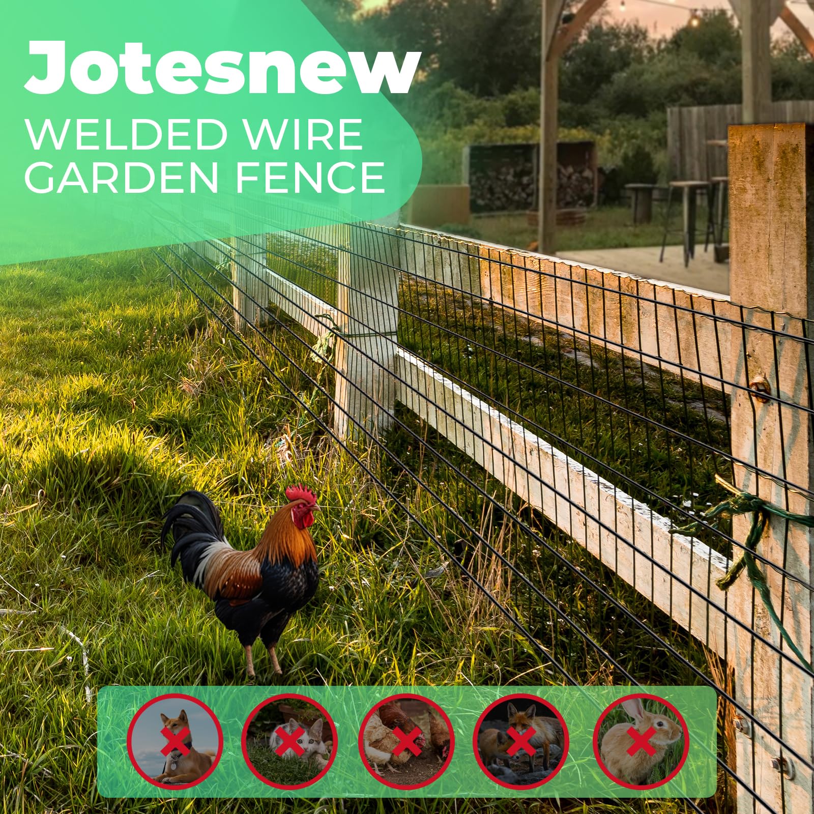 Jotesnew malla cortada con herramientas, facilidad de personalización