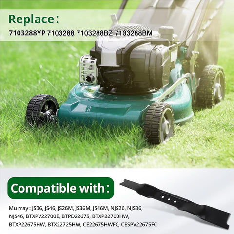 Jowlawn detalle del orificio central de 3/8" alineado para ajuste sin adaptadores