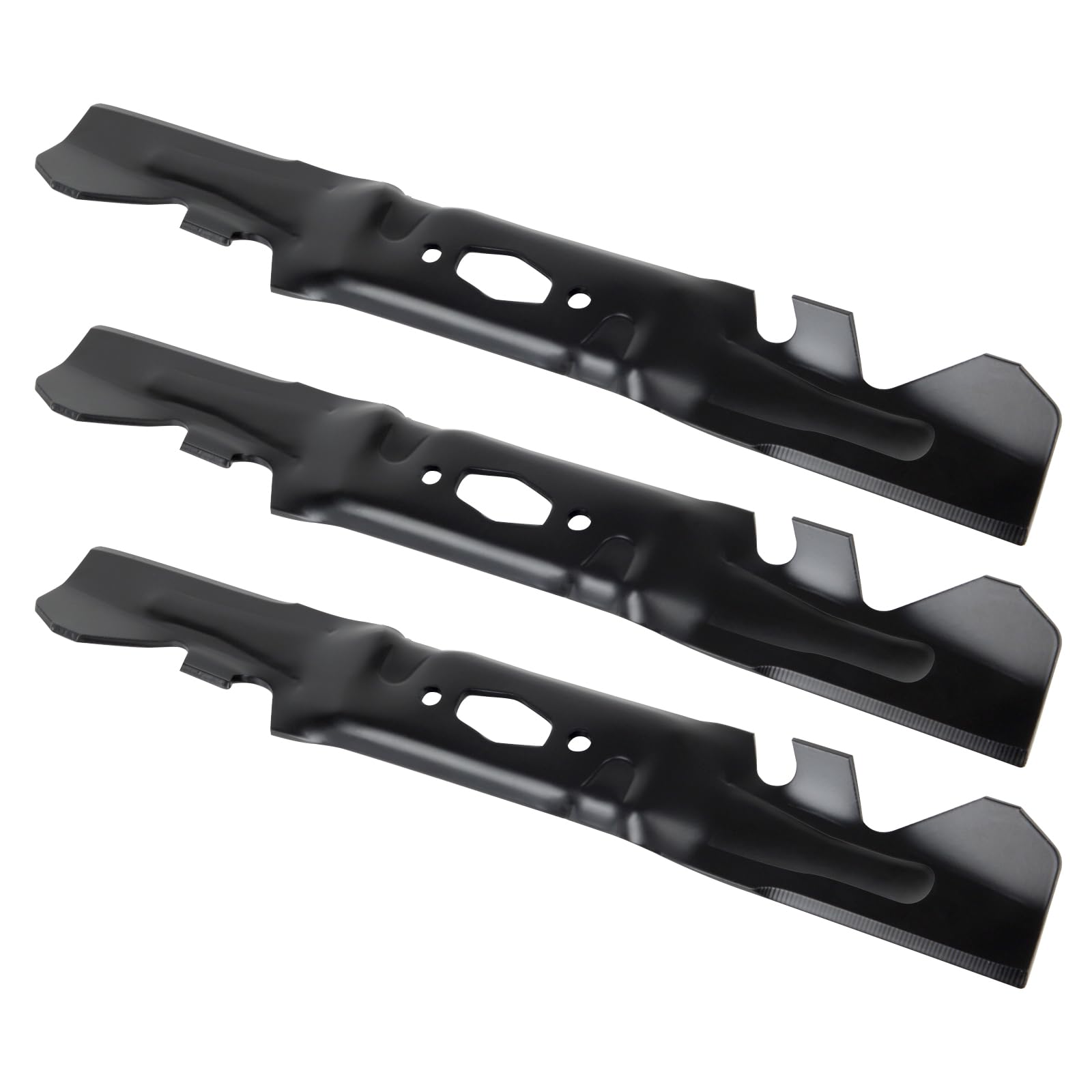 Jowlawn cuchillas frontal paquete mostrando compatibilidad y beneficios