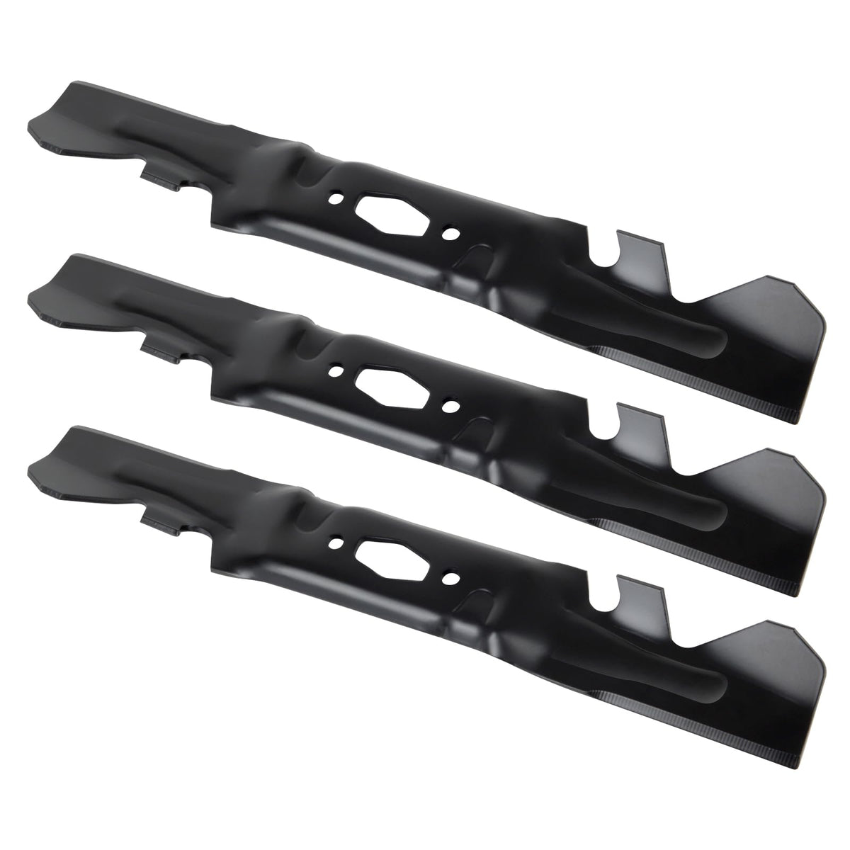 Jowlawn cuchillas frontal paquete mostrando compatibilidad y beneficios
