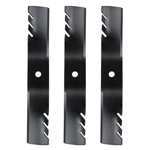 Jowlawn frontal pack de 3 cuchillas mostrando robustez y ajuste seguro