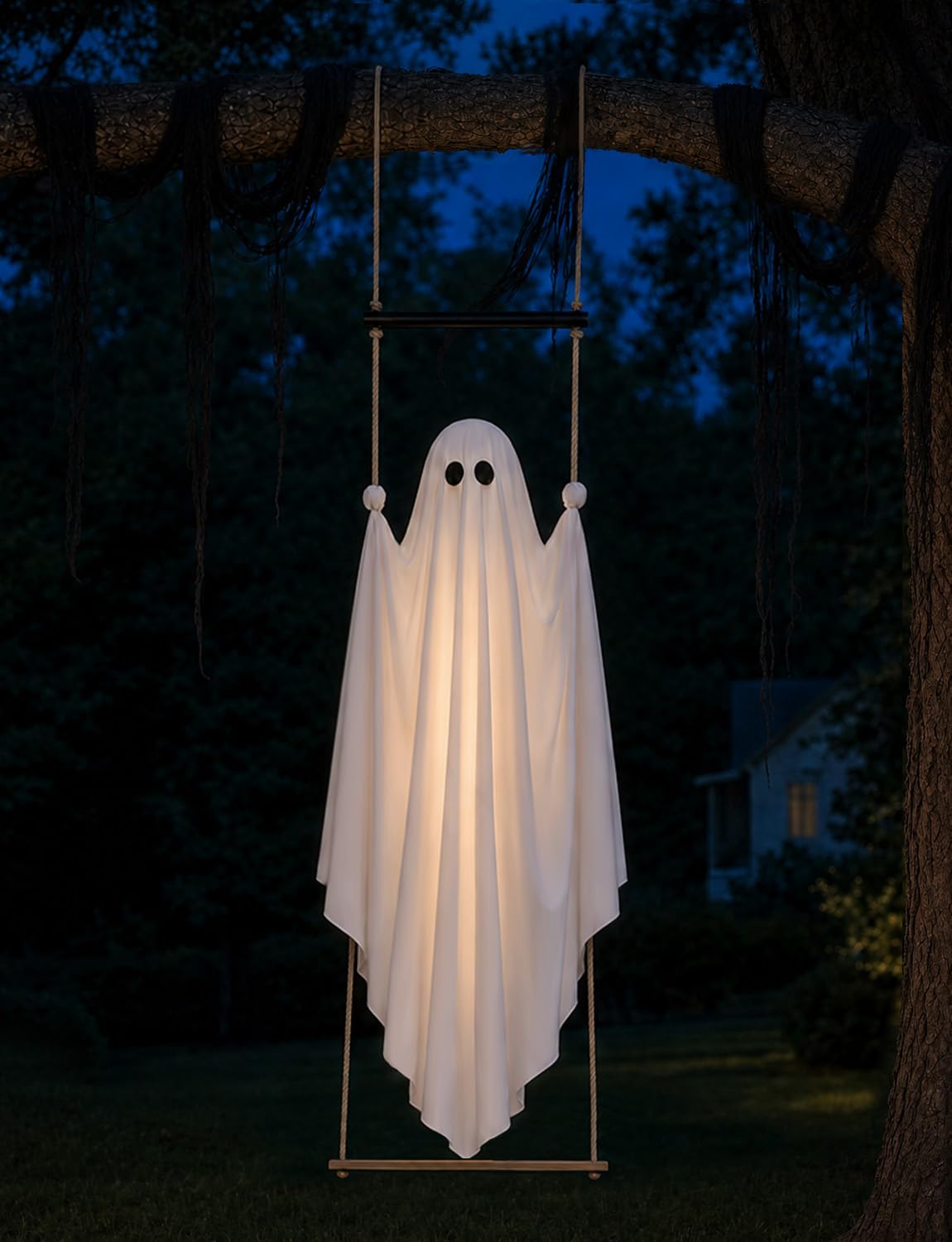 Joyehome fantasma doblado y guardado mostrando fácil almacenamiento