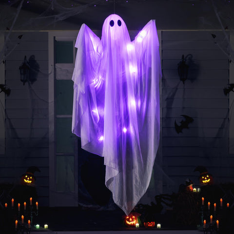 JOYIN fantasma colgante frontal mostrando la silueta y efecto espeluznante