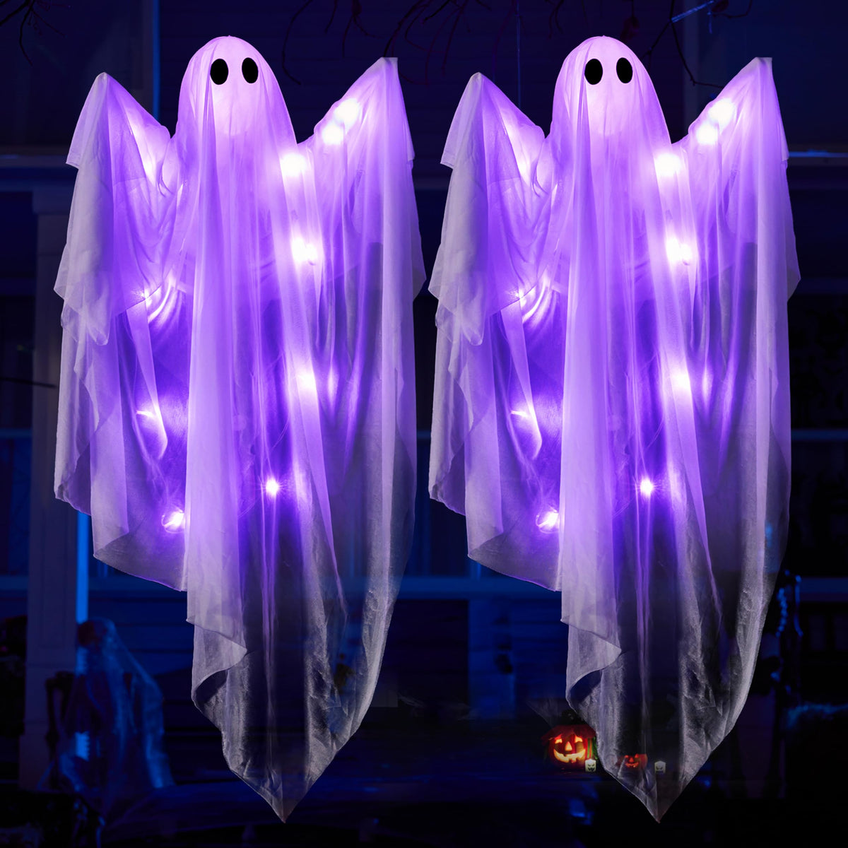 JOYIN fantasma colgante frontal mostrando tamaño imponente y presencia