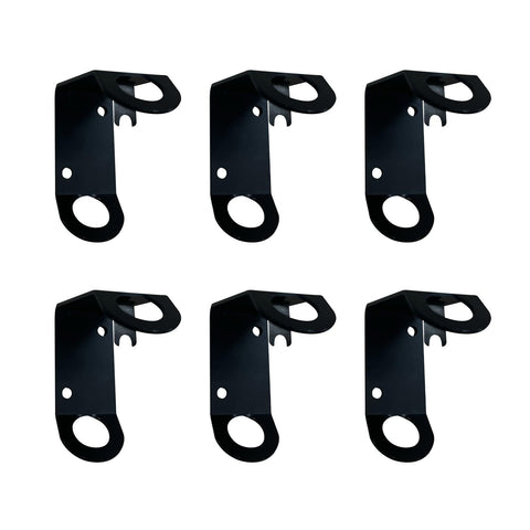 JRED soporte frontal pack de 6 mostrando forma en L y montaje rápido