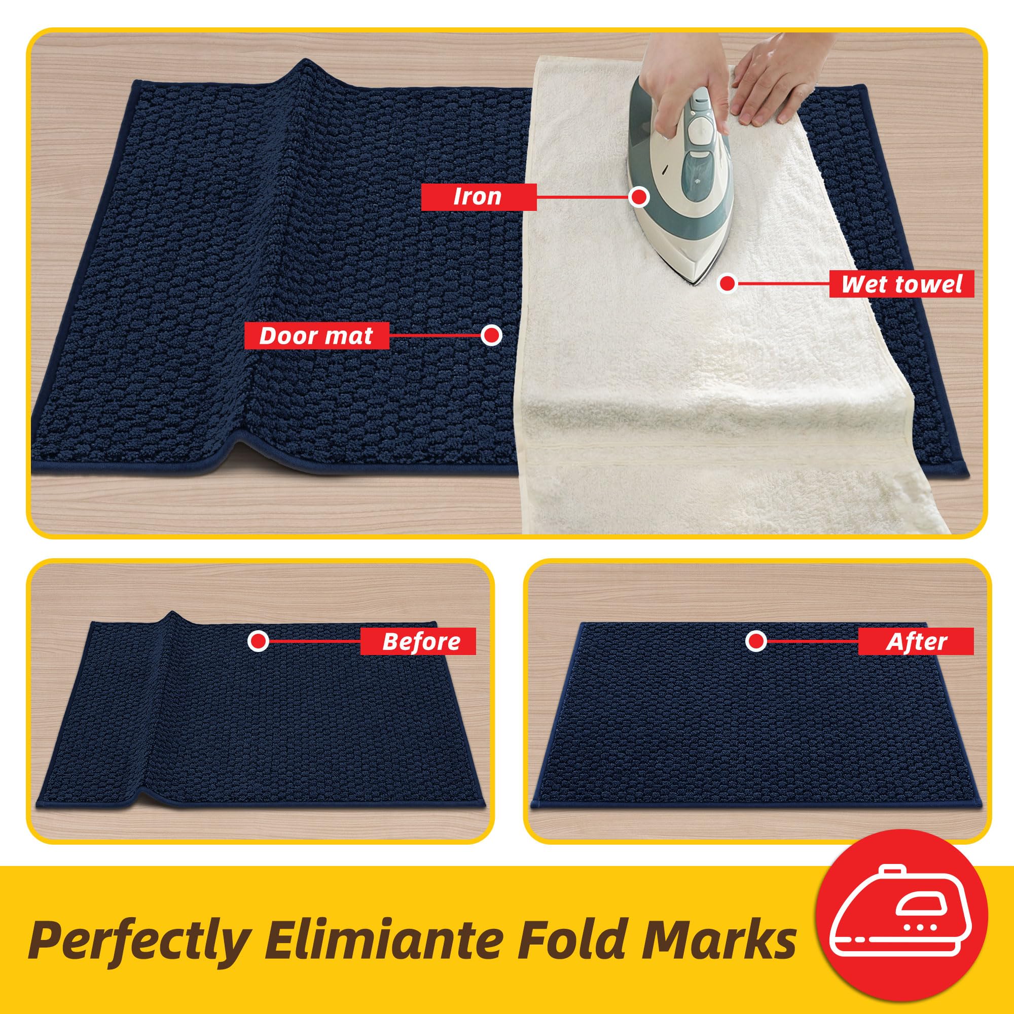 JSEI felpudo con varios zapatos ilustrando capacidad