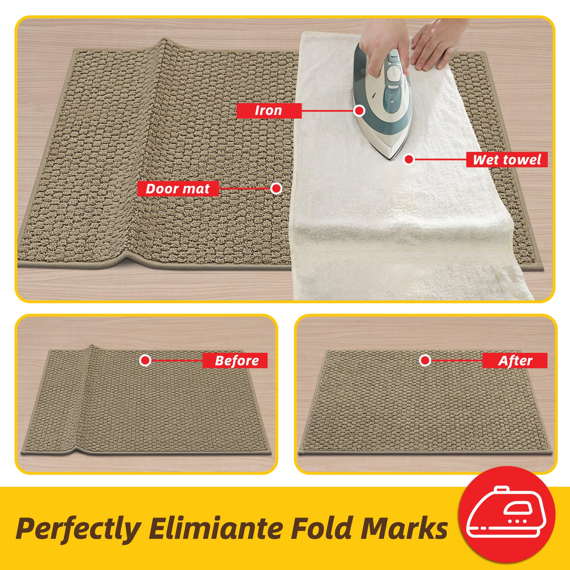 JSEI felpudo en entrada decorada integrándose con estilo