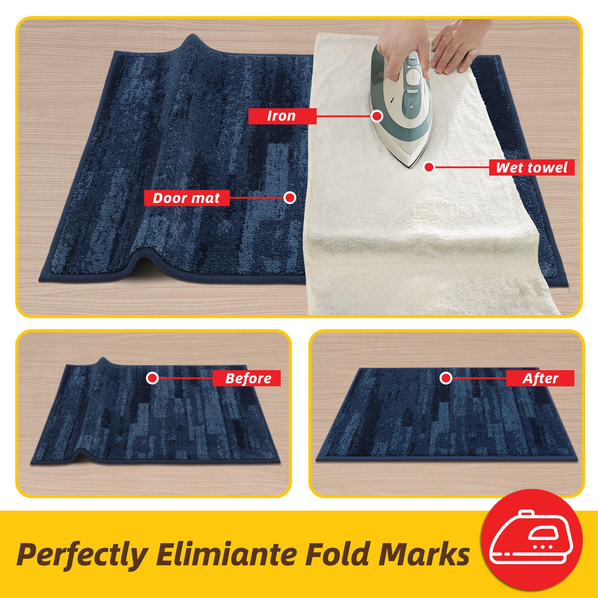 JSEI detalle del degradado azul del tejido que aporta estilo y camufla suciedad