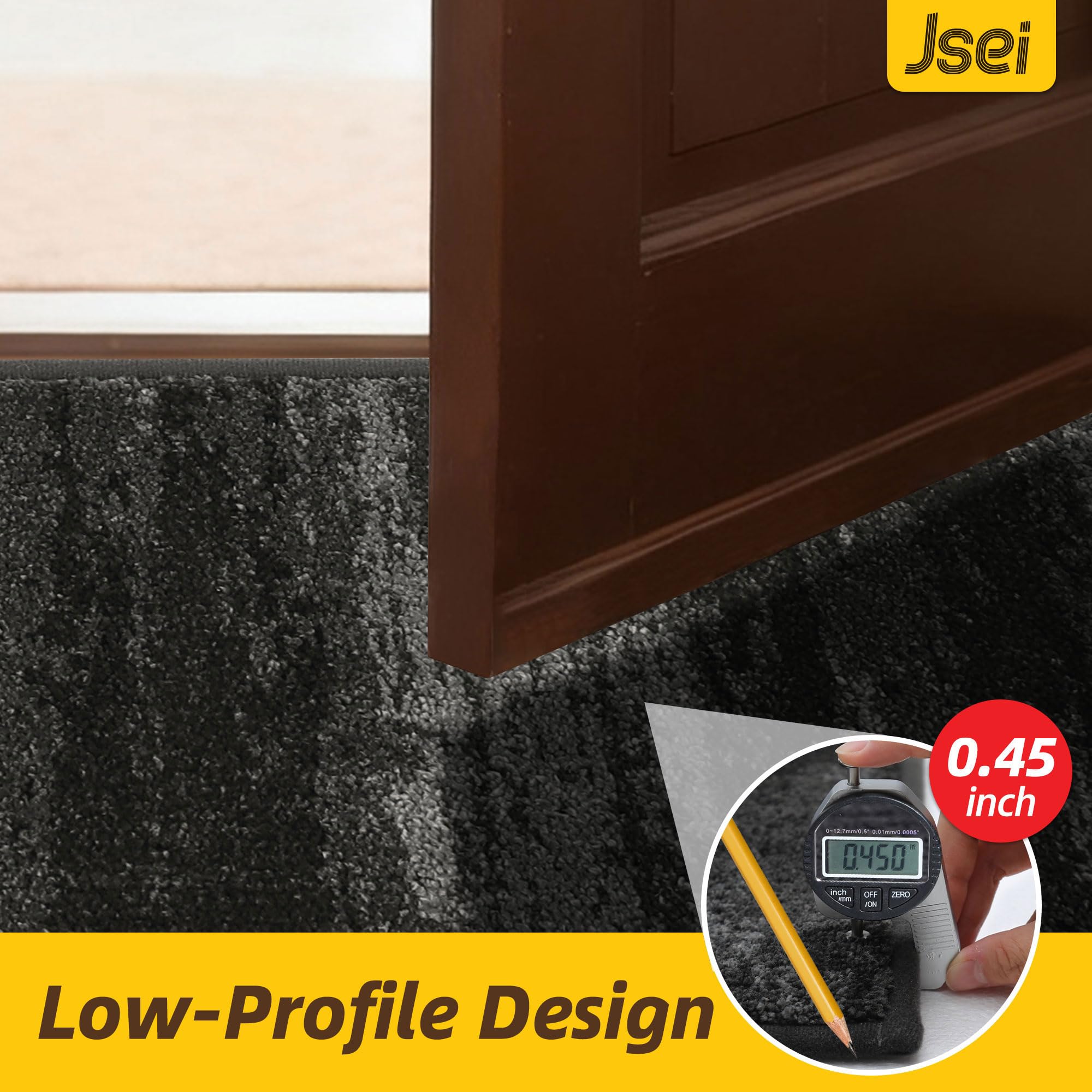 JSEI perfil bajo de 0.45" para paso seguro y sin tropiezos
