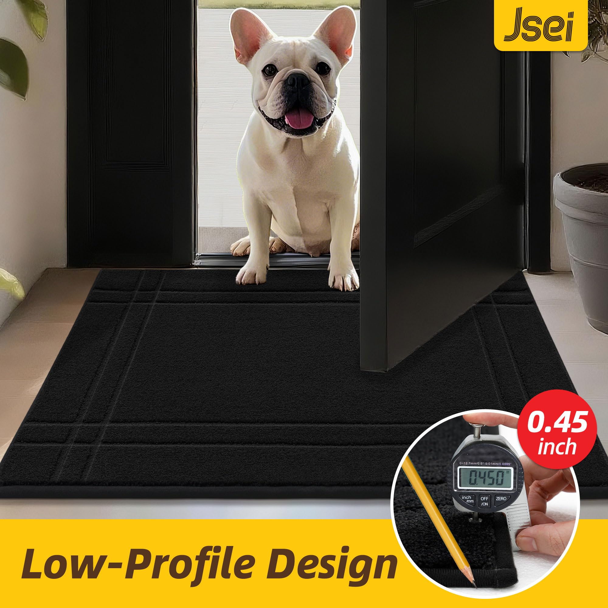 jsei felpudo limpieza con aspiradora para mantenimiento rápido