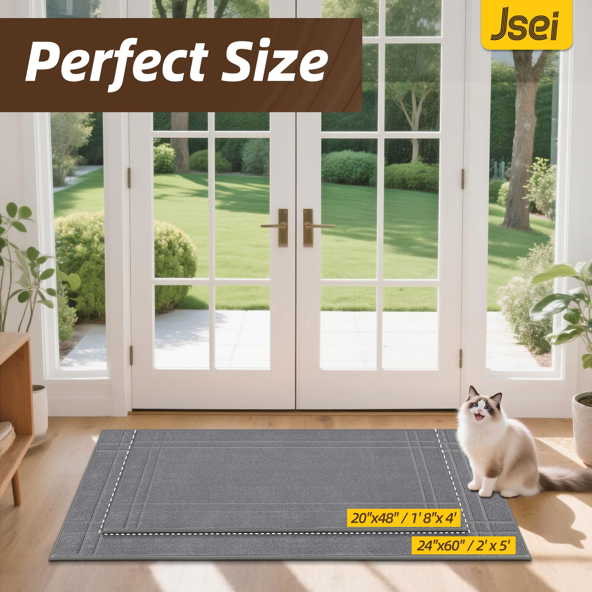 JSEI detalle de textura absorbente que retiene suciedad